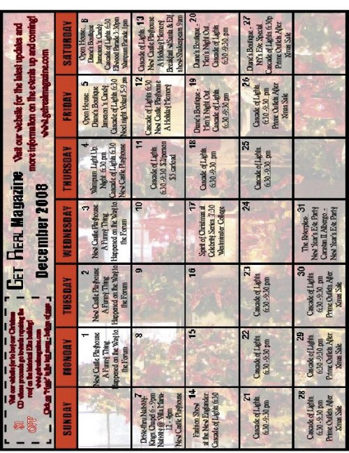 Get Real Entertainment Magazine November 2008 